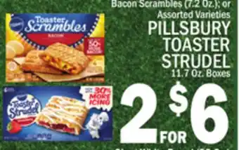 C Town PILLSBURY TOASTER STRUDEL offer