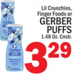 C Town GERBER PUFFS offer