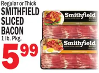 C Town SMITHFIELD SLICED BACON offer