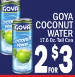 C Town GOYA COCONUT WATER offer