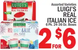 C Town LUIGI'S REAL ITALIAN ICE offer