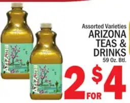 C Town ARIZONA TEAS & DRINKS offer