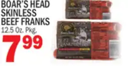 C Town BOAR'S HEAD SKINLESS BEEF FRANKS offer