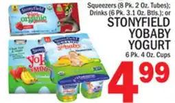 C Town STONYFIELD YOBABY YOGURT offer