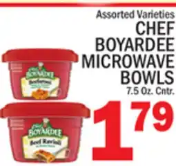 C Town CHEF BOYARDEE MICROWAVE BOWLS 7.5 Oz. Cntr offer