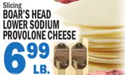 C Town BOAR'S HEAD LOWER SODIUM PROVOLONE CHEESE offer