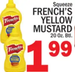 C Town FRENCH'S YELLOW MUSTARD offer