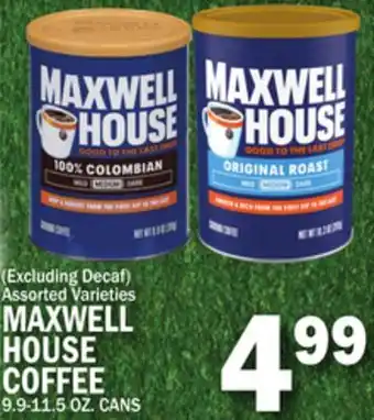 C Town MAXWELL HOUSE COFFEE offer