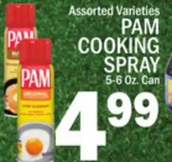 C Town PAM COOKING SPRAY offer