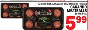 C Town CARANDO MEATBALLS offer