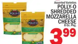 C Town POLLY-O SHREDDED MOZZARELLA CHEESE offer