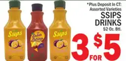 C Town SSIPS DRINKS offer