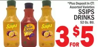 C Town SSIPS DRINKS offer