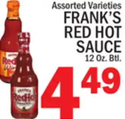 C Town FRANK'S RED HOT SAUCE offer