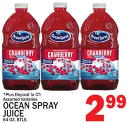 C Town OCEAN SPRAY JUICE offer