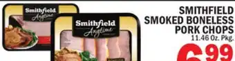 C Town SMITHFIELD SMOKED BONELESS PORK CHOPS offer