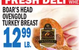 C Town BOAR'S HEAD OVENGOLD TURKEY BREAST offer