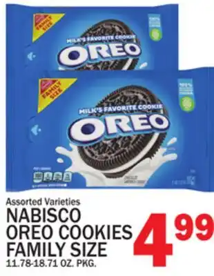 C Town NABISCO OREO COOKIES FAMILY SIZE offer