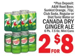 C Town CANADA DRY GINGER ALE offer