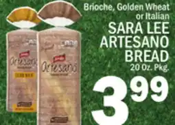 C Town SARA LEE ARTESANO BREAD offer