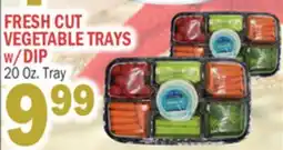 C Town FRESH CUT VEGETABLE TRAYS W/ DIP offer