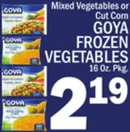 C Town GOYA FROZEN VEGETABLES offer