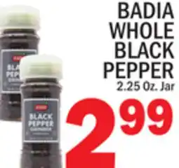 C Town BADIA WHOLE BLACK PEPPER offer
