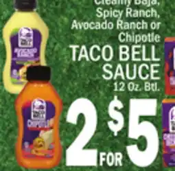 C Town TACO BELL SAUCE offer