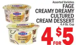C Town FAGE CREAMY DREAMY CULTURED CREAM DESSERT offer