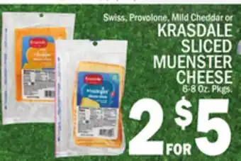 C Town KRASDALE SLICED MUENSTER CHEESE offer