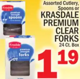 C Town KRASDALE PREMIUM CLEAR FORKS offer
