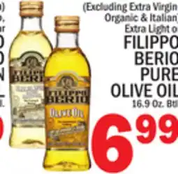 C Town FILIPPO BERIO PURE OLIVE OIL offer