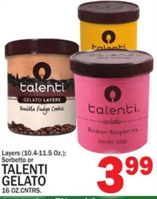 C Town TALENTI GELATO offer