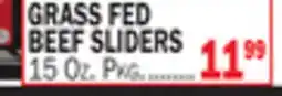 C Town GRASS FED BEEF SLIDERS offer