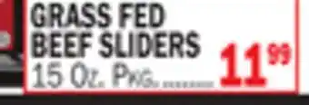 C Town GRASS FED BEEF SLIDERS offer