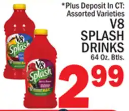 C Town V8 SPLASH DRINKS offer