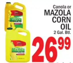 C Town MAZOLA CORN OIL offer