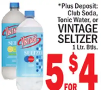 C Town VINTAGE SELTZER offer