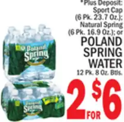C Town POLAND SPRING WATER offer