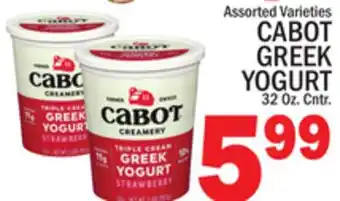 C Town CABOT GREEK YOGURT offer