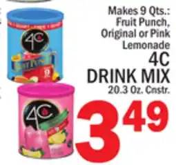 C Town 4C DRINK MIX offer