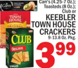 C Town KEEBLER TOWN HOUSE CRACKERS offer