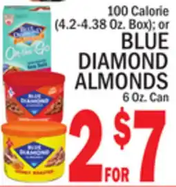 C Town BLUE DIAMOND ALMONDS 6 Oz. Can offer