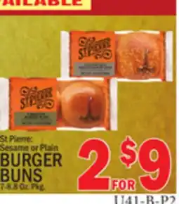 C Town St Pierre Plain BURGER BUNS offer