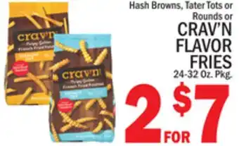 C Town CRAV'N FLAVOR FRIES offer