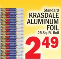 C Town KRASDALE ALUMINUM FOIL offer