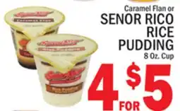 C Town SENOR RICO RICE PUDDING 8 Oz. Cup offer