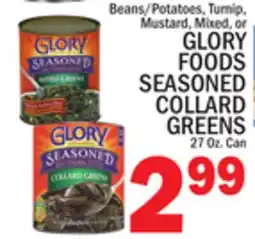 C Town GLORY FOODS SEASONED COLLARD GREENS offer