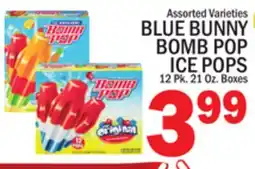 C Town BLUE BUNNY BOMB POP ICE POPS offer
