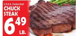 Bravo Supermarkets CHUCK STEAK offer